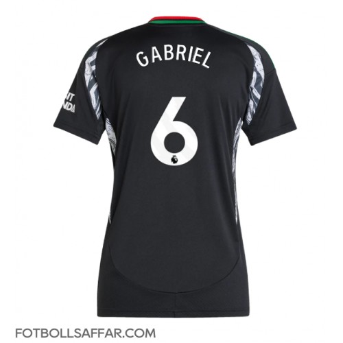 Arsenal Gabriel Magalhaes #6 Bortatröja Dam 2024-25 Kortärmad